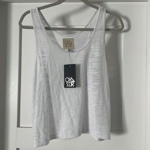 Chaser white Tank Size L NWT